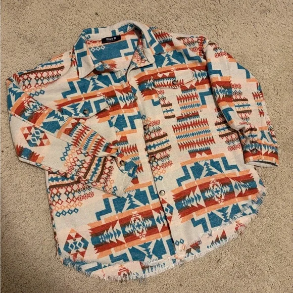 Western Aztec Shacket - Picture 1 of 3